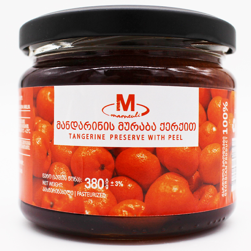 Mandarinen Konfitüre mit Schale 380g, Marneuli