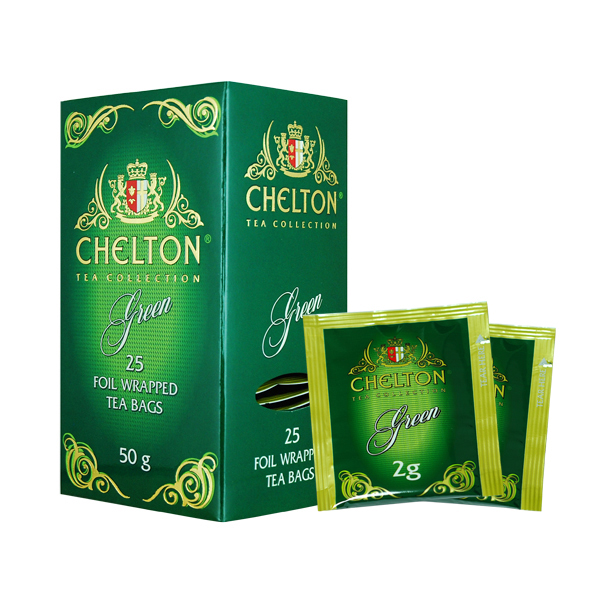 Chelton "Grüner Premiumtee Original, 50 Beutel im Nachfüllpack"
