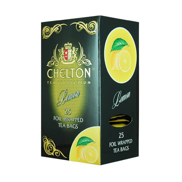 Chelton "Schwarzer Premiumtee Zitrone, 50 Beutel im Nachfüllpack"