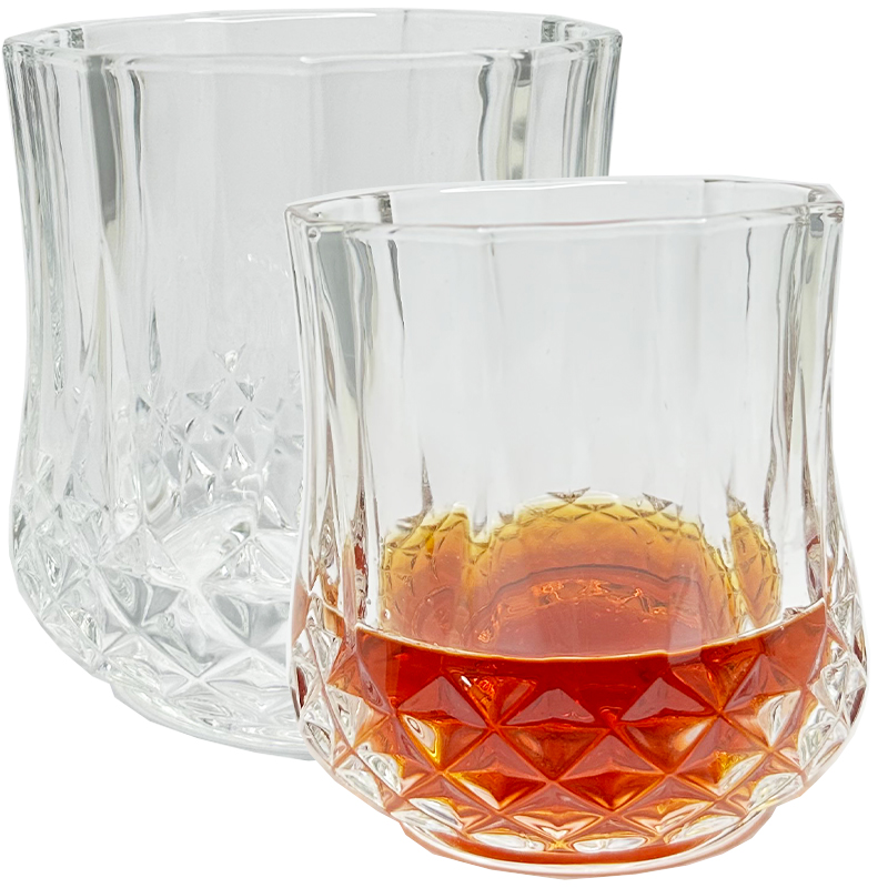 Whiskygläser 310 ml, Set aus 6 Gläsern