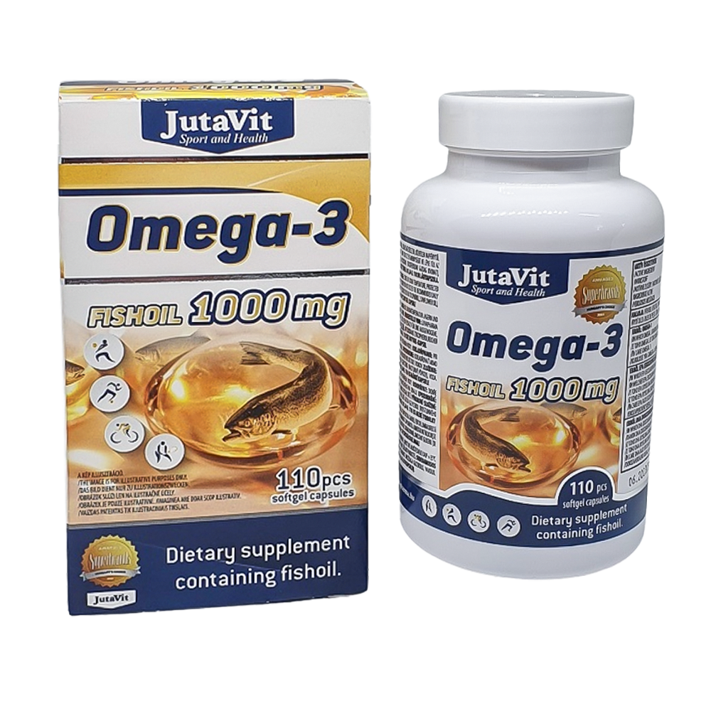 Omega-3 Fischöl 1000 mg, 110 Kapseln