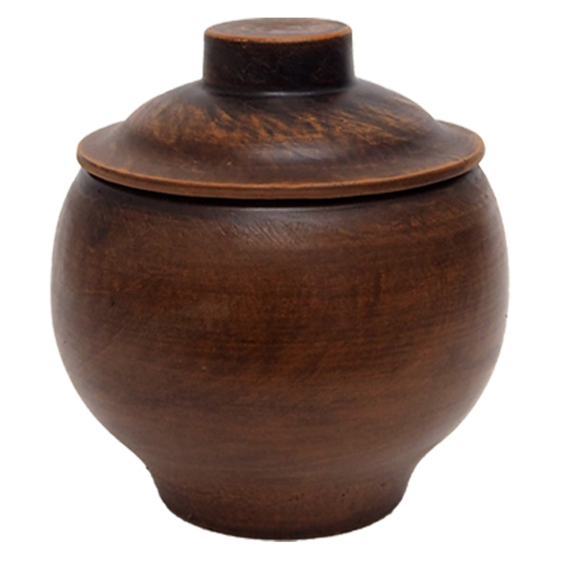 Keramik-Topfset aus rotem Lehm, 6 Stück à 0,6 l