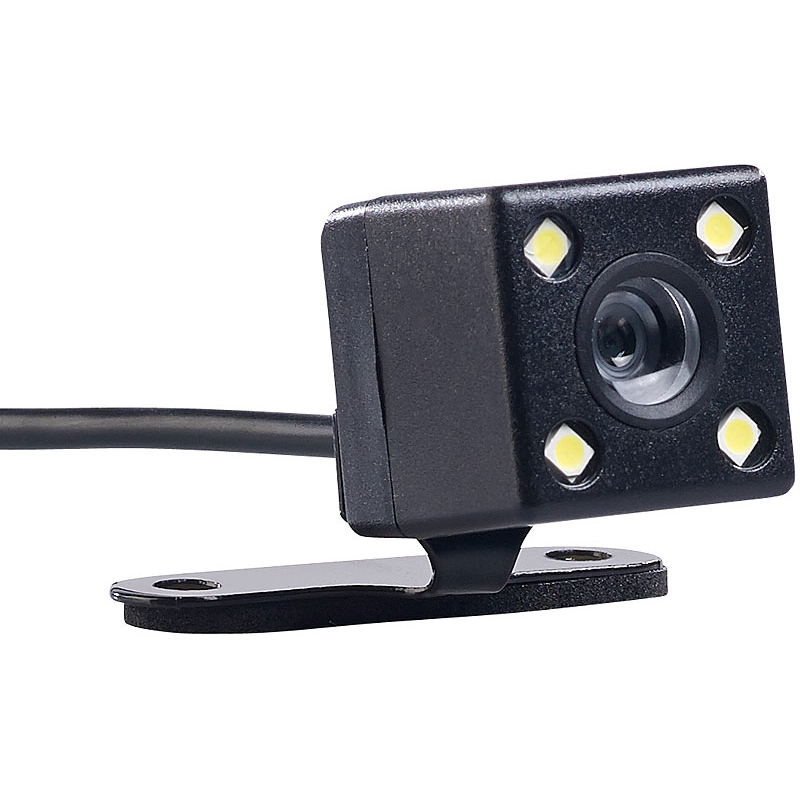 HD-Rückspiegel Dashcam mit G-Sensor & 10,9-cm-Display NavGear + GRATIS Rückfahr-Kamera